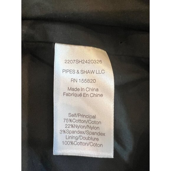 VERONICA BEARD POLINA SHIRTDRESS IN BLACK dress  Size 2 - Picture 9 of 10